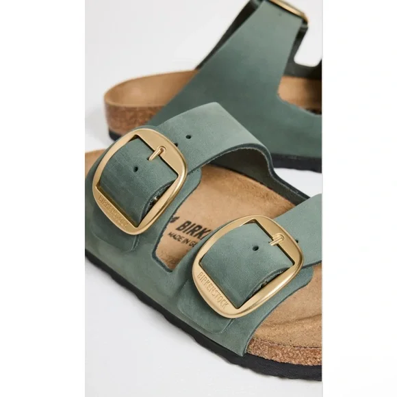 Birkenstock Arizona Big Buckle Sandals Nubuck leather EU40 - Picture 9 of 11